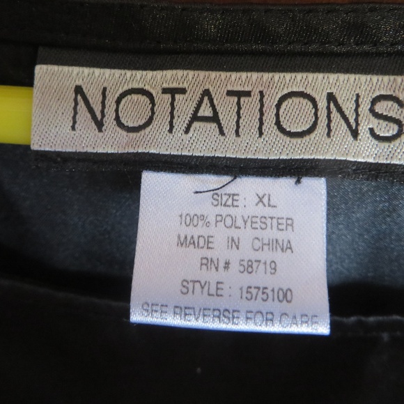 Notations Tank style shell - Black - Picture 3 of 3